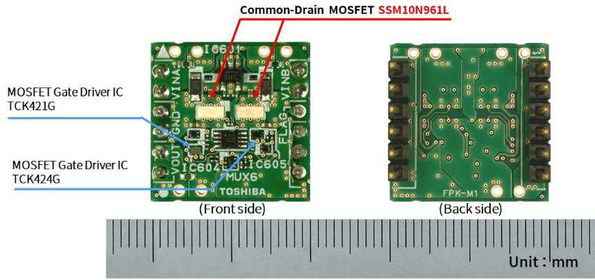 东芝推出30V N沟道共漏极MOSFET