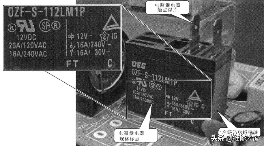 微波炉电脑控制装置组成及结构