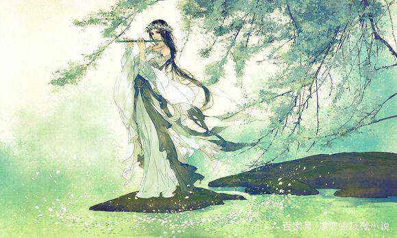 古风：那风烟俱澄净，那远山眉目清，那红线断半匝，乱了相思话