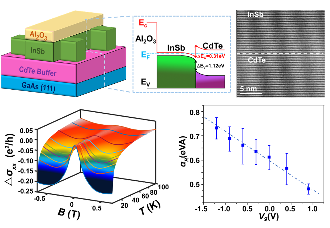 钢微结构在硅上的选择性电沉积及其转化为InAs和Insb半导体