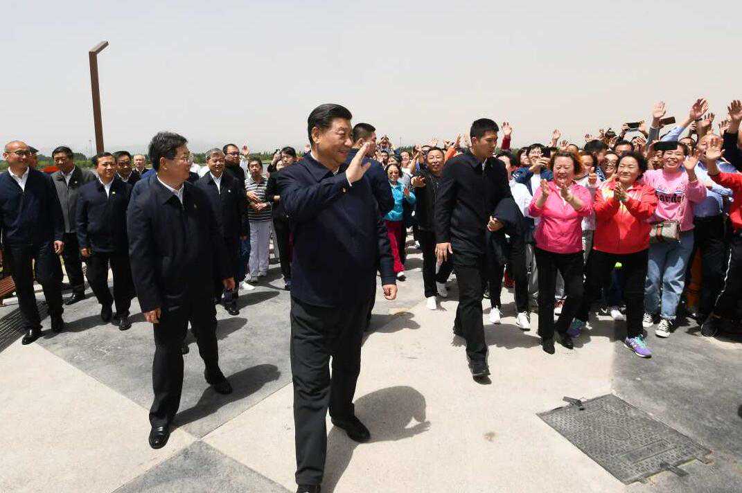 总书记刚刚来过这里丨“在汾河干保洁挺自豪”