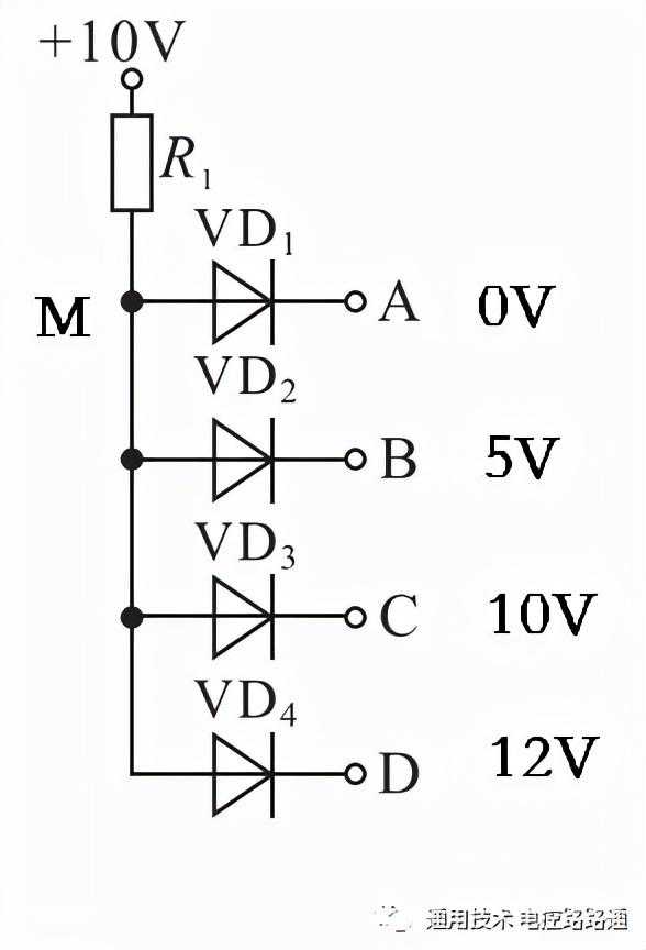哪个二极管（同一类型）导通？