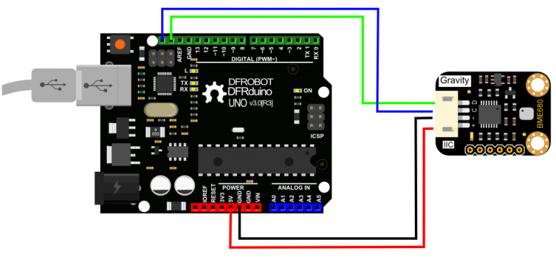 Gravity BME680环境传感器，小米新品必备开发神器！