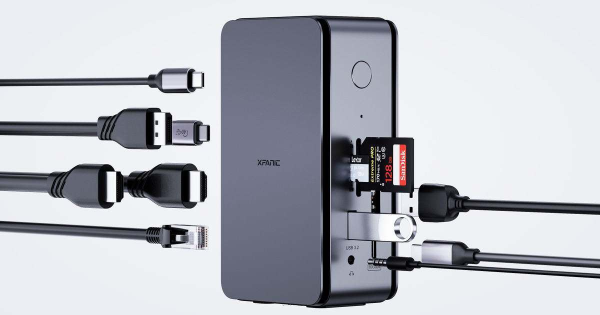 40Gbps扩展时代已到，湘凡科技XFANIC发布USB4全功能13合1扩展坞