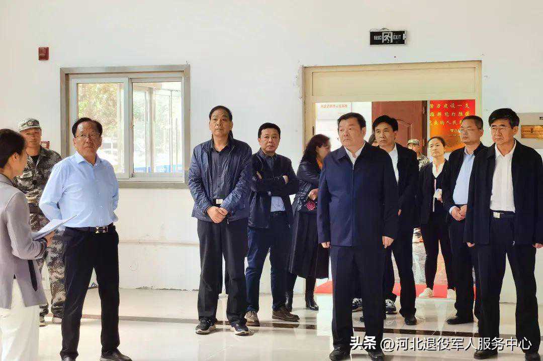 省退役军人事务厅领导到石家庄军鼎科技园调研退役军人就业创业工作